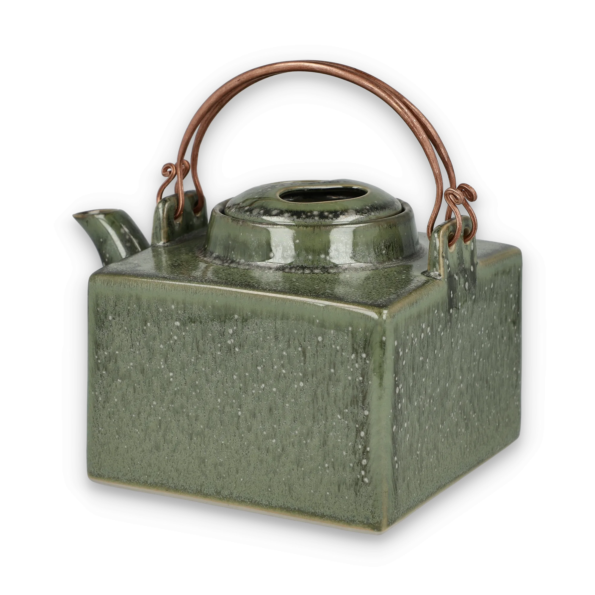 Jade Square Teapot